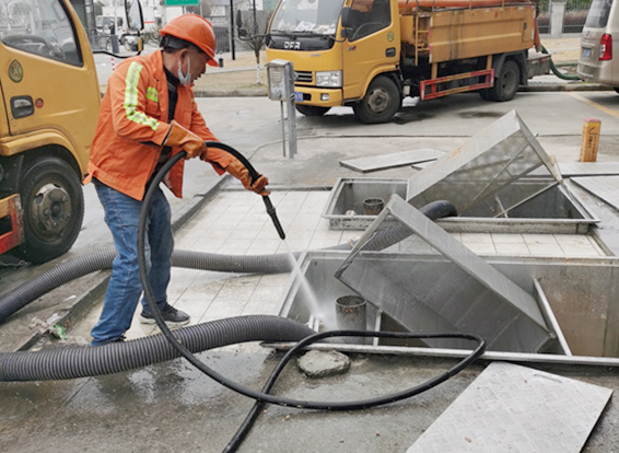 石峰隔油池清理